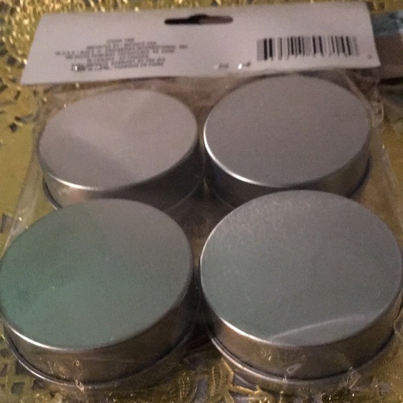 NWT Silver-tone Metal Storage Containers - Picture 3 of 3
